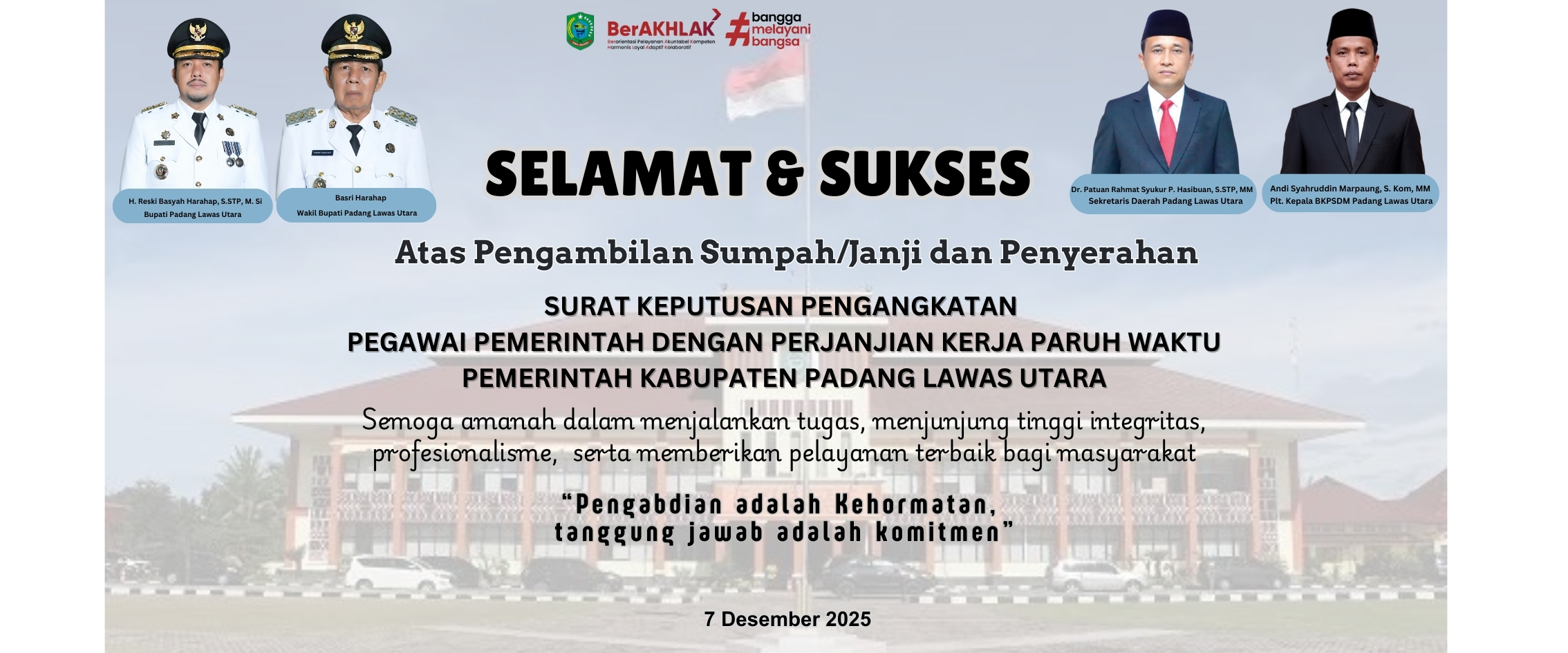 pelantikan p3k paruh waktu