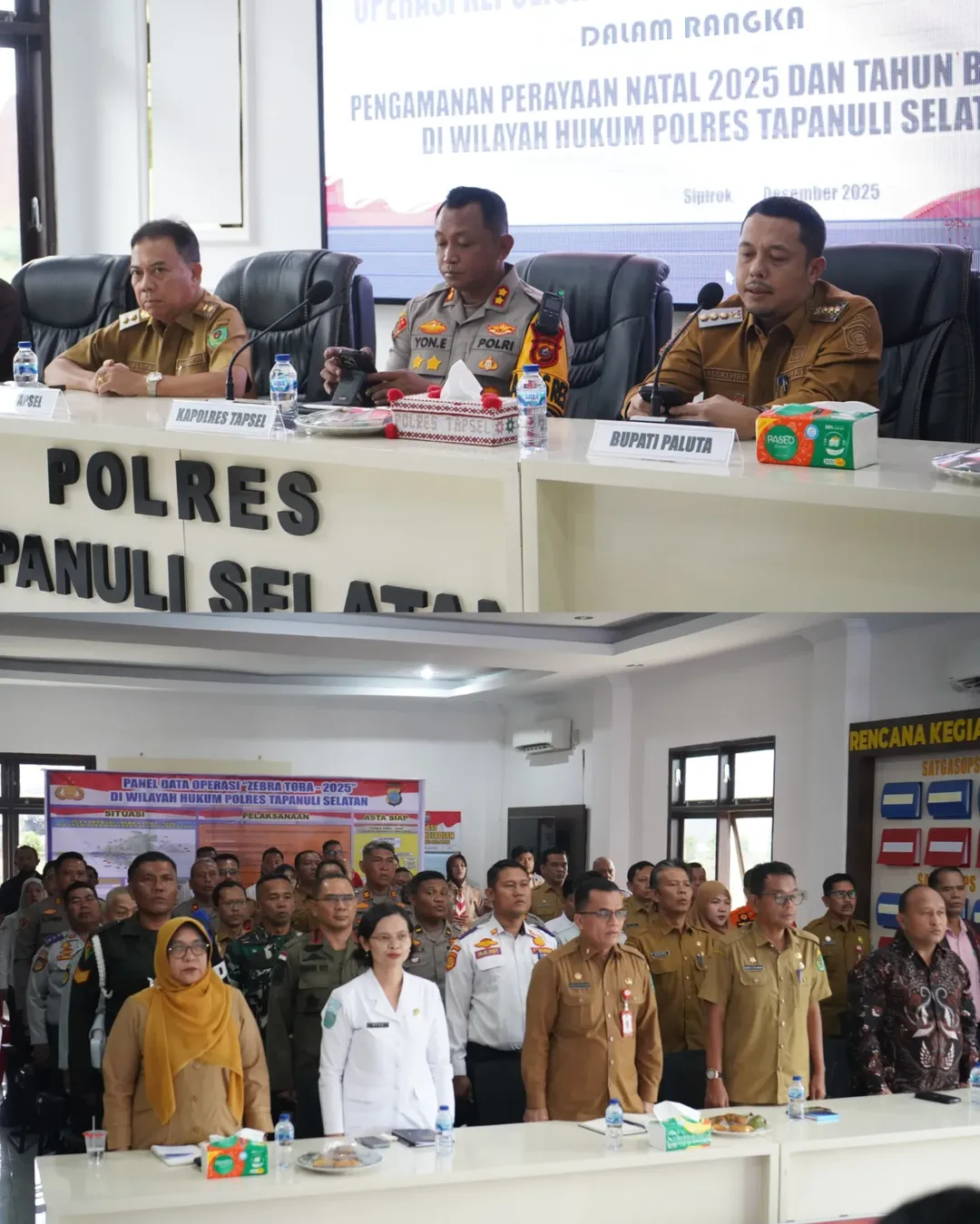 Rapat Koordinasi Pelaksanaan Operasi Kepolisian Terpusat Lilin Toba 2025