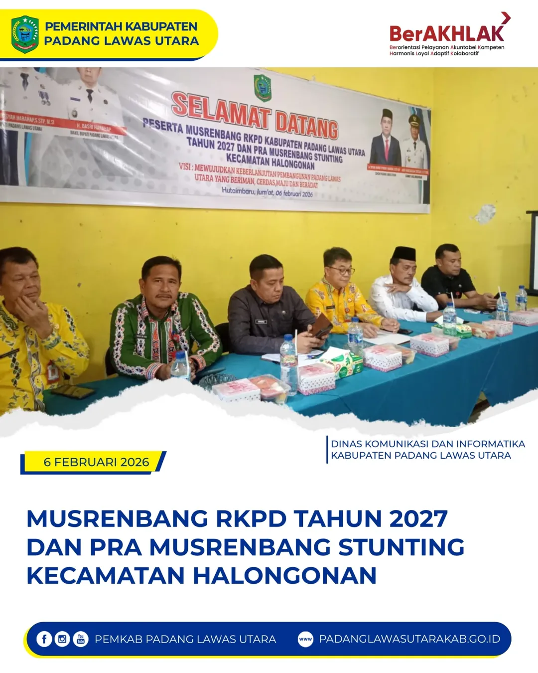 Musyawarah Perencanaan Pembangunan (Musrenbang) RKPD Tahun 2027 Kecamatan Halongonan