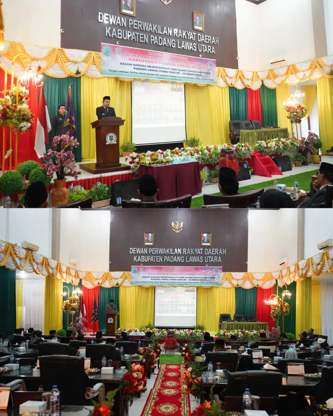 RAPAT PARIPURNA ISTIMEWA PERINGATAN HARI JADI KABUPATEN PADANG LAWAS UTARA KE-18