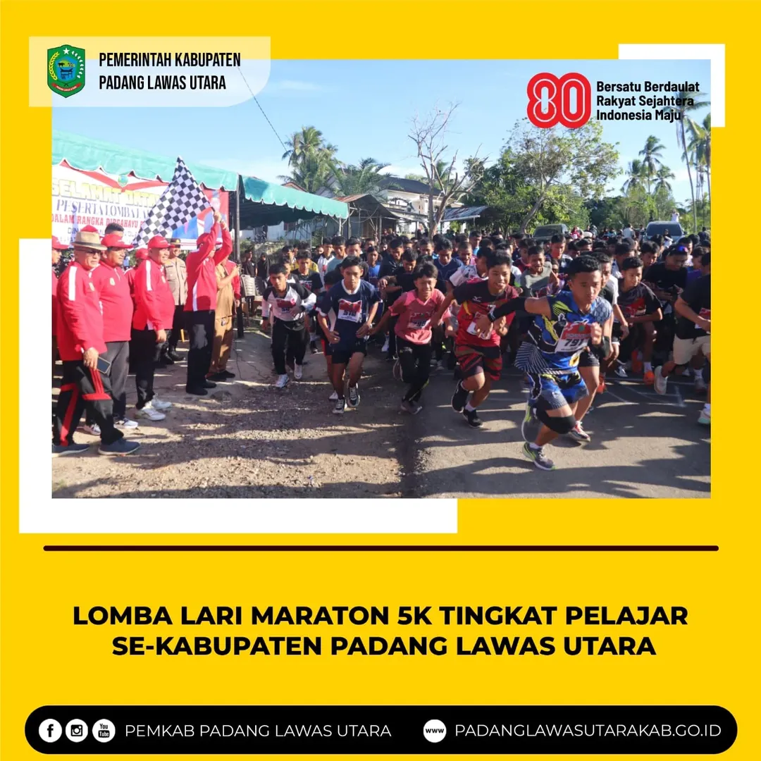 Marathon 5K Dalam Rangka Memeriahkan HUT RI ke-80