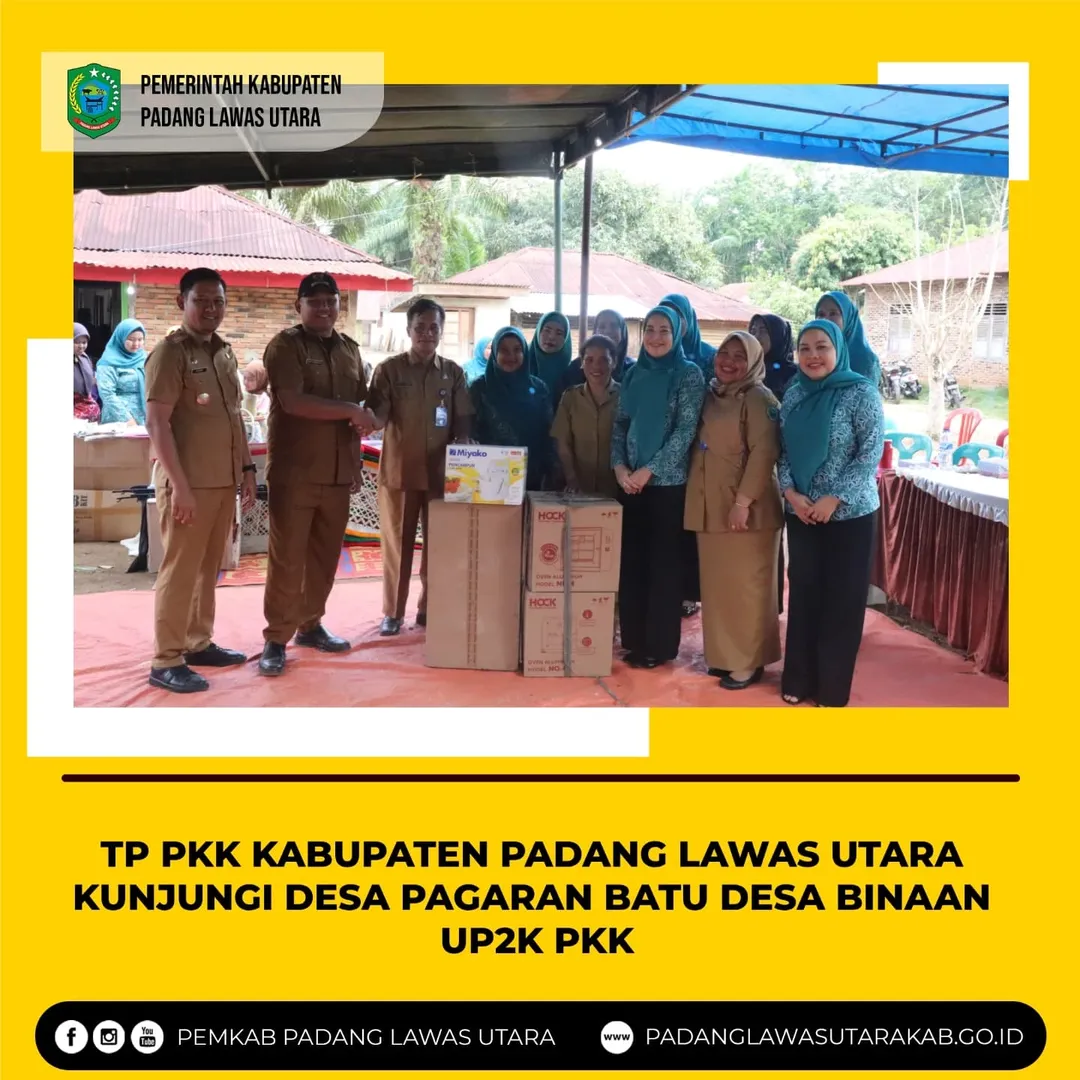 Pembinaan dan Penyerahan Bantuan OPD kepada Desa Binaan Kategori UP2K 