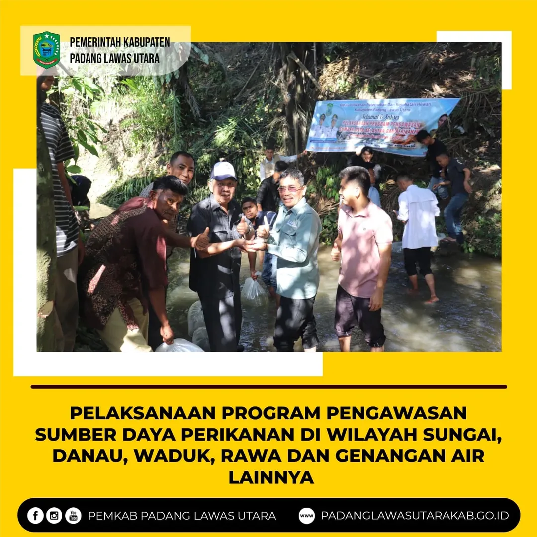 Pelaksanaan Program Pengawasan Sumber Daya Perikanan di Wilayah Sungai, Danau, Waduk, Rawa dan Genangan Air Lainnya
