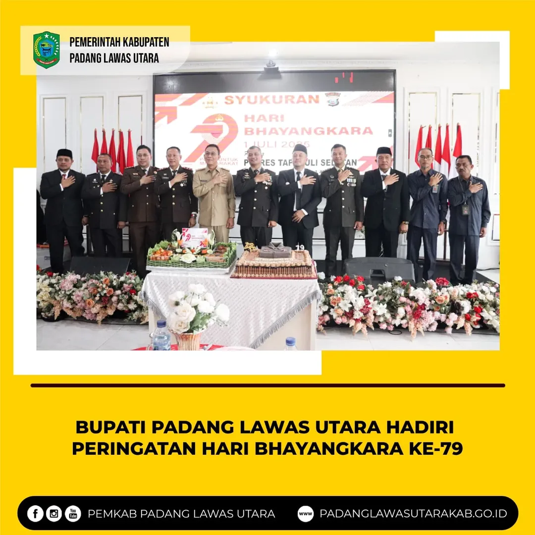 Upacara Peringatan Hari Bhayangkara Ke-79 Dengan Tema 