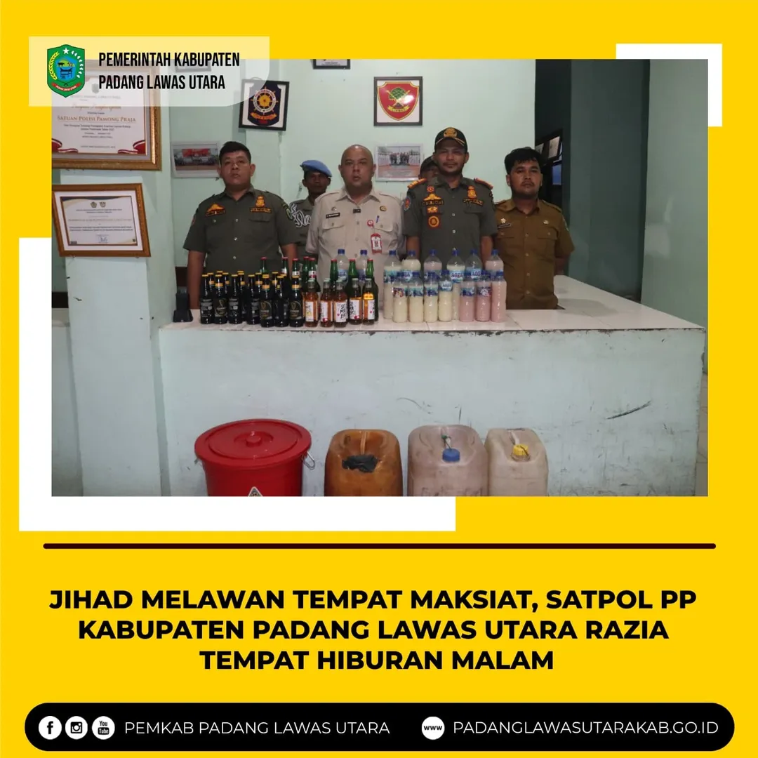 Razia dan Penertiban Tempat Hiburan Malam Tindak Lanjut Jihad Melawan Tempat Maksiat