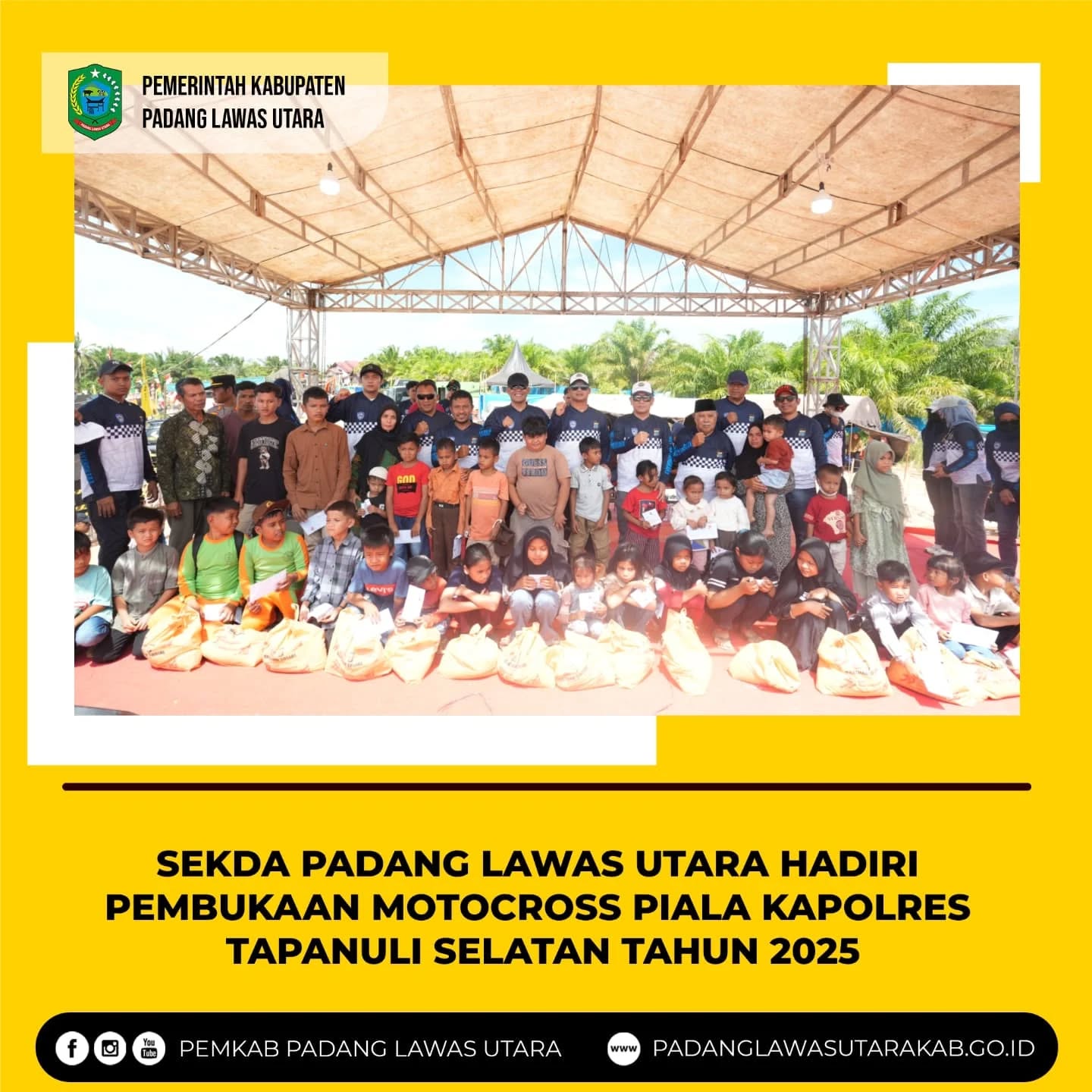 Pembukaan Bhayangkara Motocross Dalam Rangka Memperingati Hari Ulang Tahun (HUT) ke-79 Bhayangkara