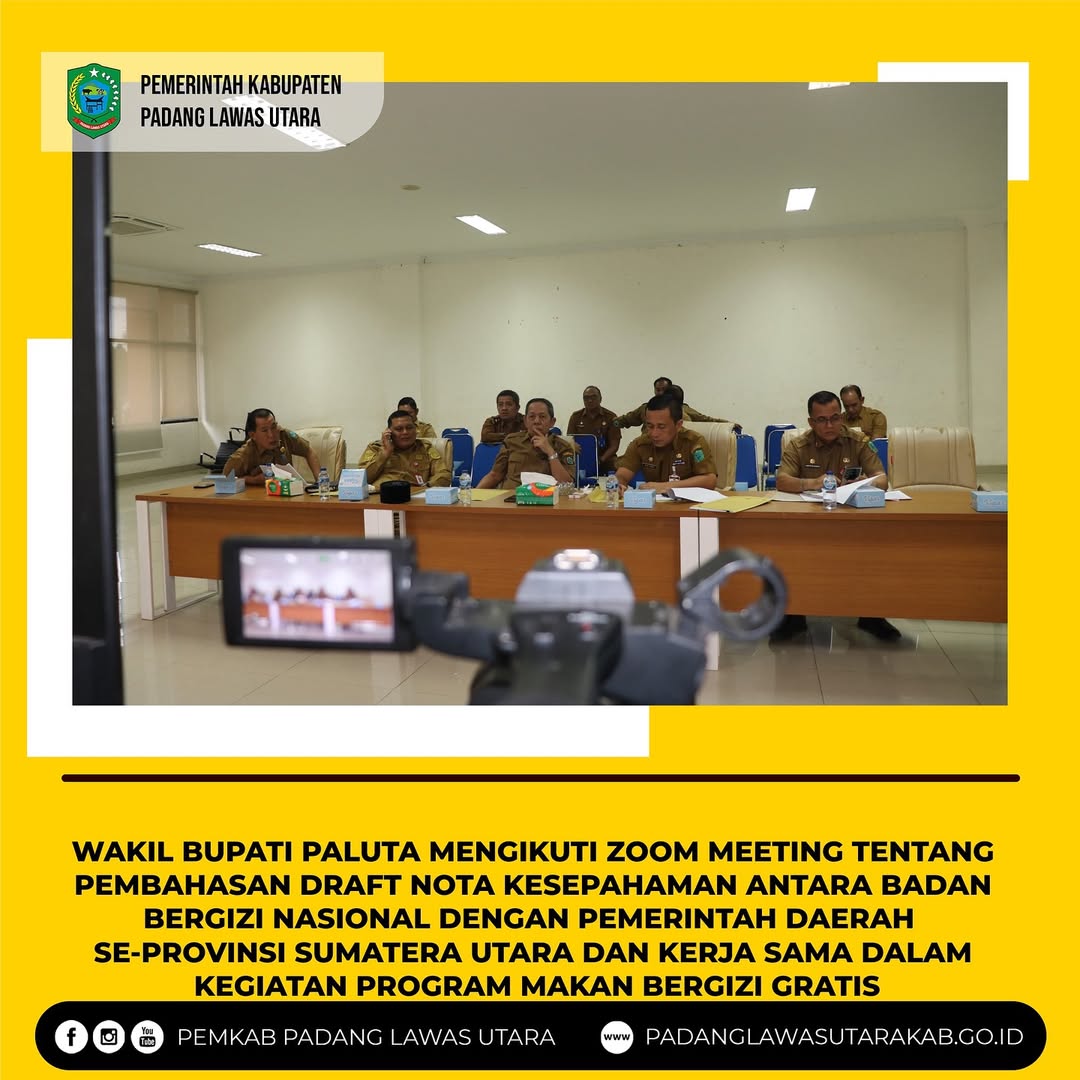  Zoom Meeting tentang Pembahasan Draft Nota Kesepahaman Dengan Badan Gizi Nasional dalam kegiatan Program Makan Bergizi Gratis 