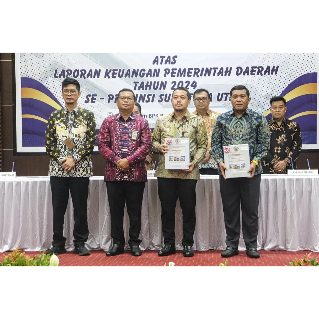 Pemerintah Kabupaten Padang Lawas Utara Raih Opini Wajar Tanpa Pengecualian dari BPK Republik Indonesia Wilayah Sumatera Utara