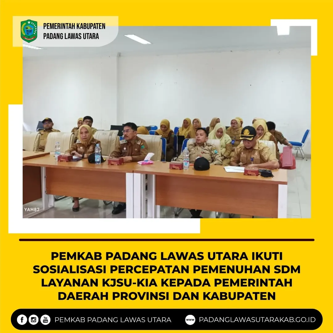 Zoom Meeting tentang Sosialisasi Percepatan Pemenuhan SDM Layanan KJSU-KIA kepada Pemerintah Daerah Provinsi dan Kabupaten/Kota