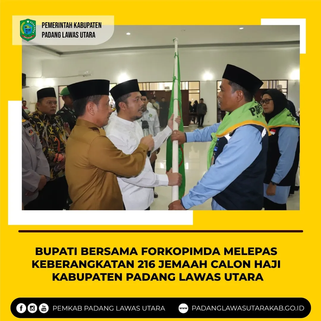 Pelepasan Calon Jamaah Haji Kabupaten Padang Lawas Utara