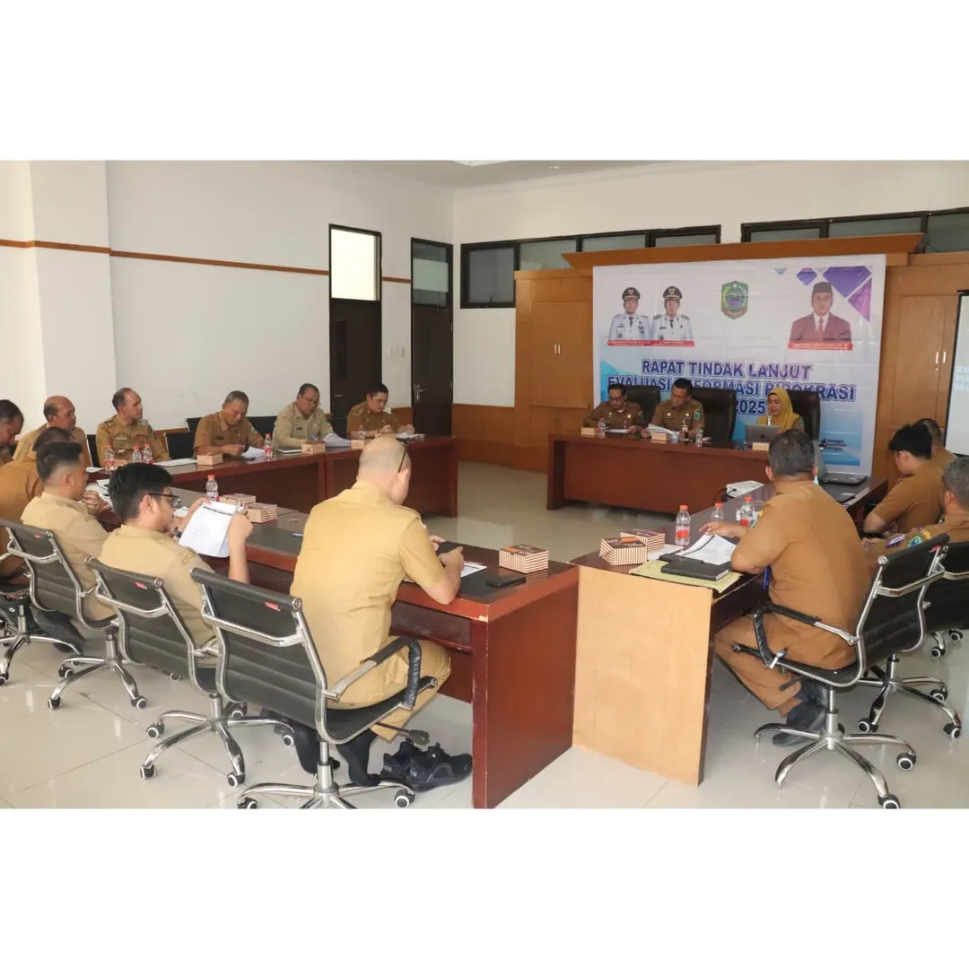  Rapat Koordinasi membahas Tindak Lanjut Hasil Evaluasi Pelaksanaan Reformasi Birokrasi 