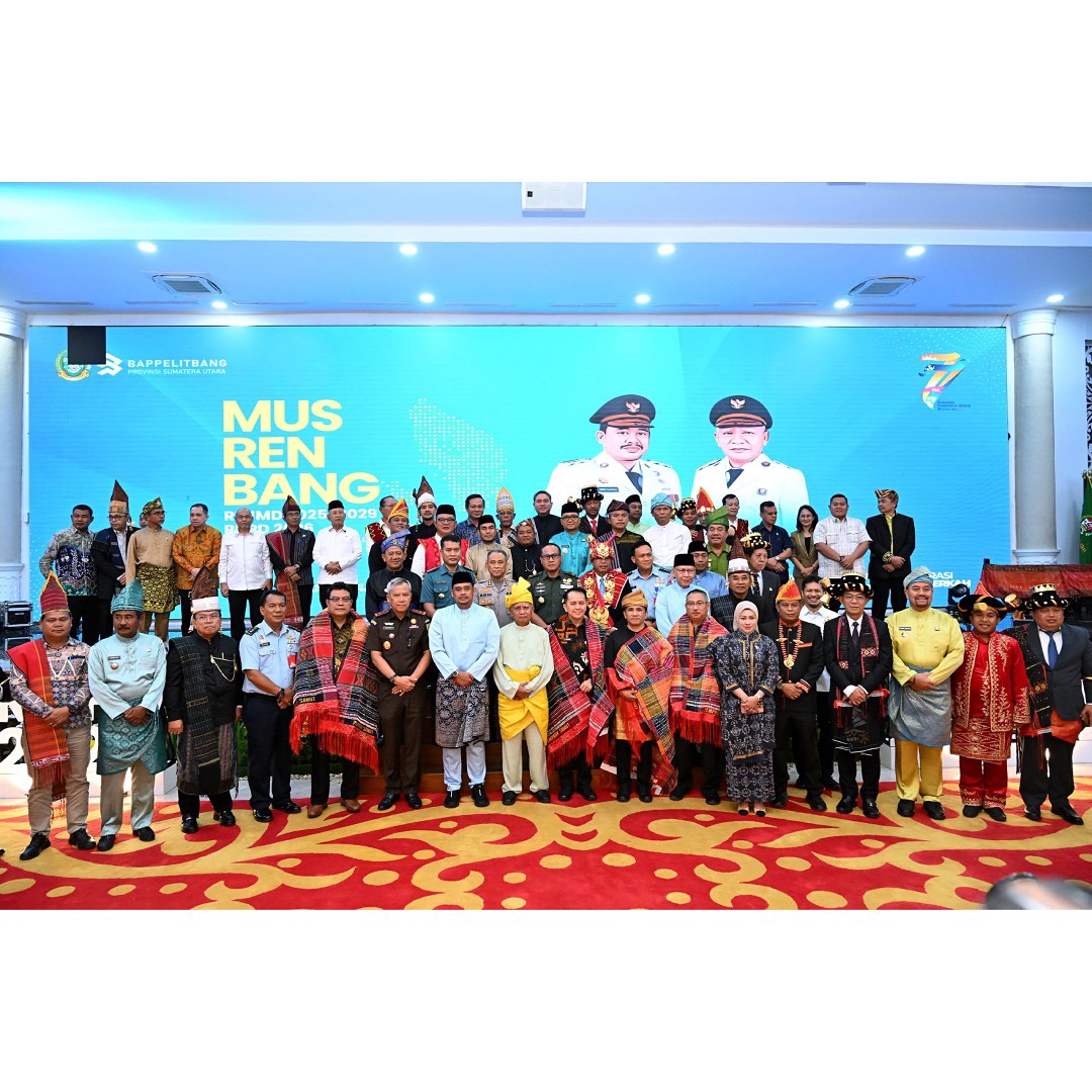 Musyawarah Perencanaan Pembangunan (Musrenbang) Rencana Pembangunan Jangka Menengah Daerah (RPJMD) Sumatera Utara 2025-2029 dan Rencana Kerja Pemerintah Daerah (RKPD) Tahun 202