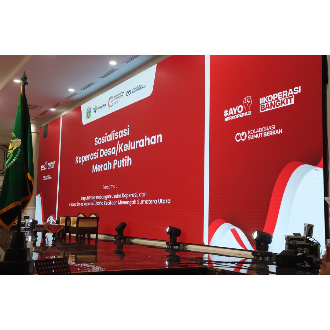 BUPATI PADANG LAWAS UTARA HADIRI SOSIALISASI PEMBENTUKAN KOPERASI DESA/KELURAHAN MERAH PUTIH