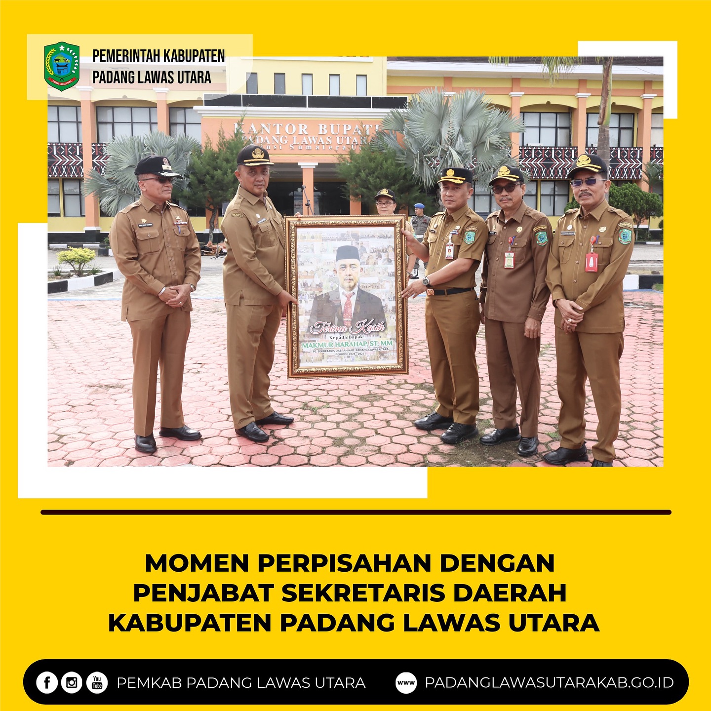 PERPISAHAN PENJABAT SEKRETARIS DAERAH KABUPATEN PADANG LAWAS UTARA