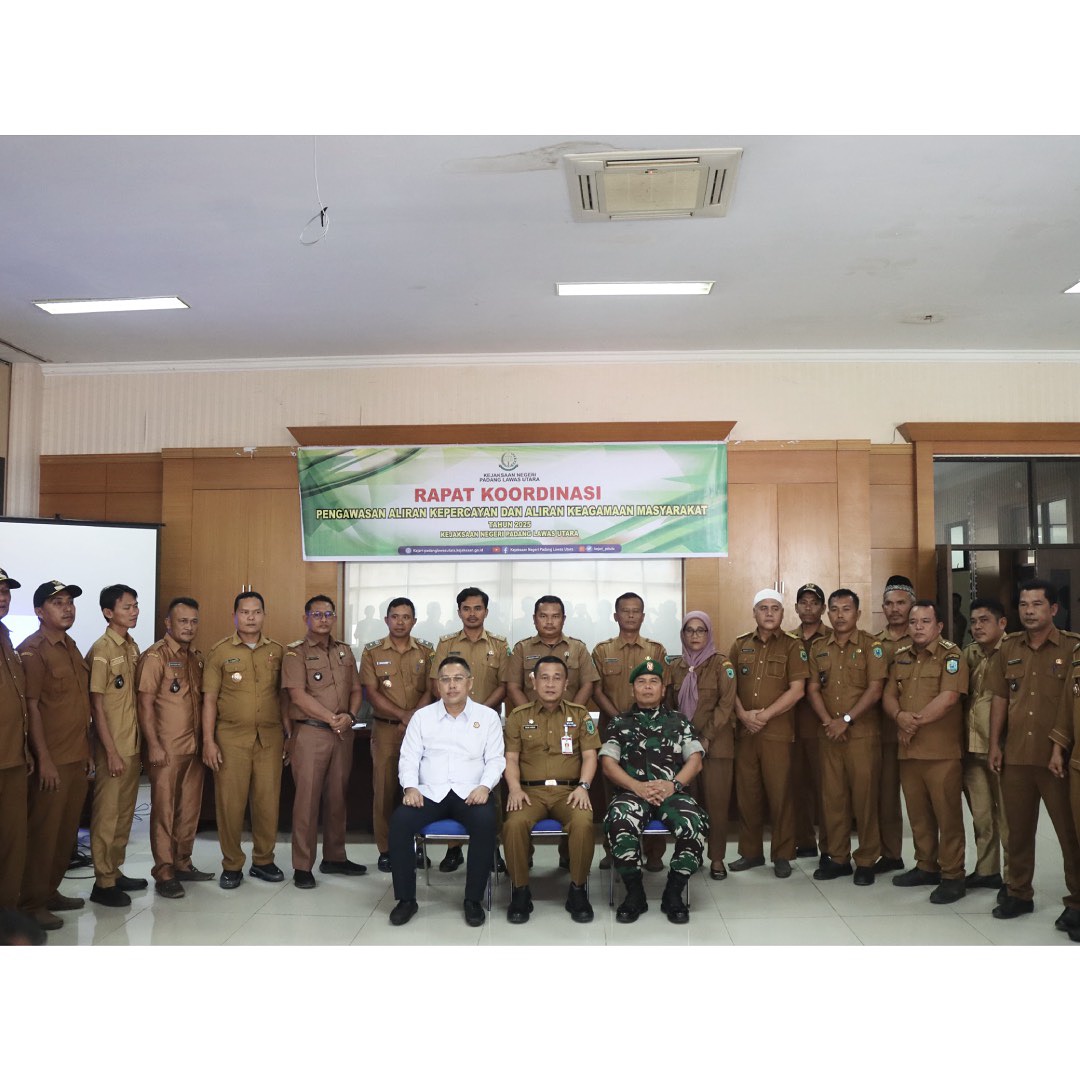 RAPAT KOORDINASI PENGAWASAN ALIRAN KEPERCAYAAN DAN ALIRAN KEAGAMAAN