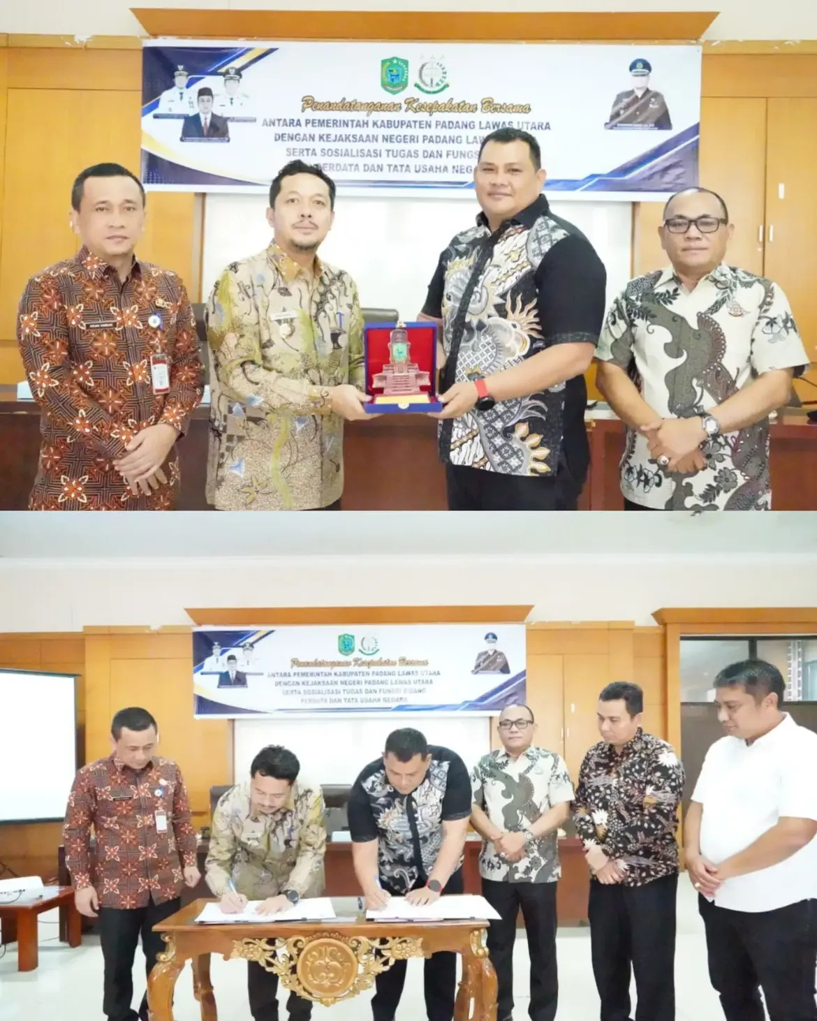 Pemkab Padang Lawas Utara dan Kejari Padang Lawas Utara Tandatangani MoU Terkait Masalah Perdata dan Tata Usaha Negara