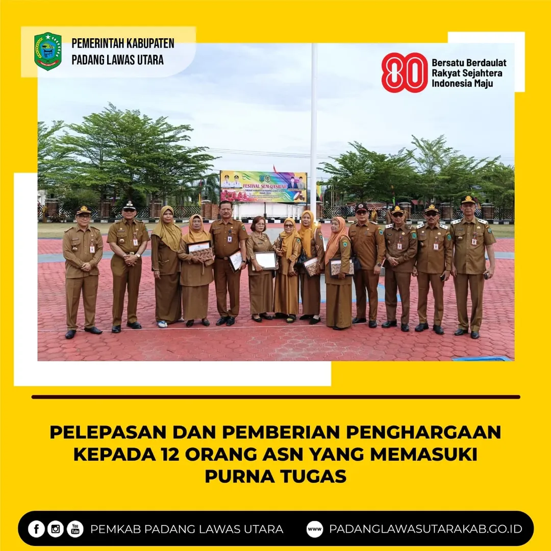  Pelepasan dan Pemberian Penghargaan ASN Memasuki Masa Pensiun 