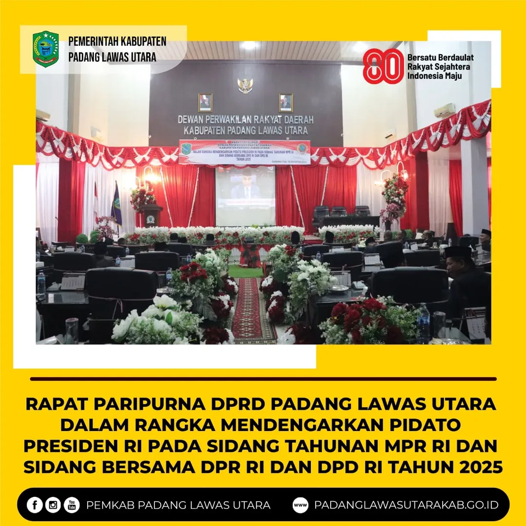 Rapat Paripurna dalam Rangka Mendengarkan Pidato Kenegaraan Presiden Republik Indonesia 