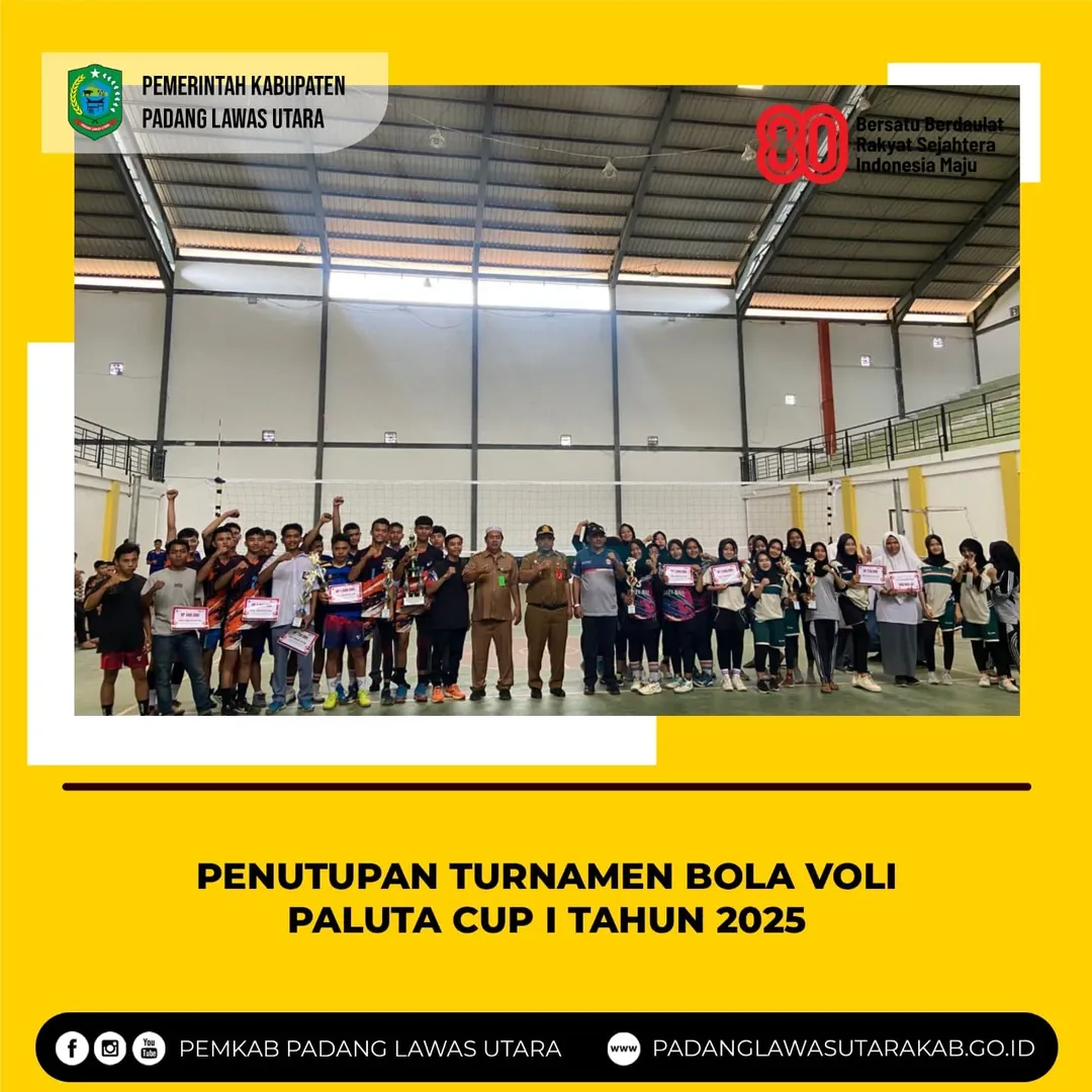 Penutupan Turnamen Bola Volly Paluta Cup I Tahun 2025