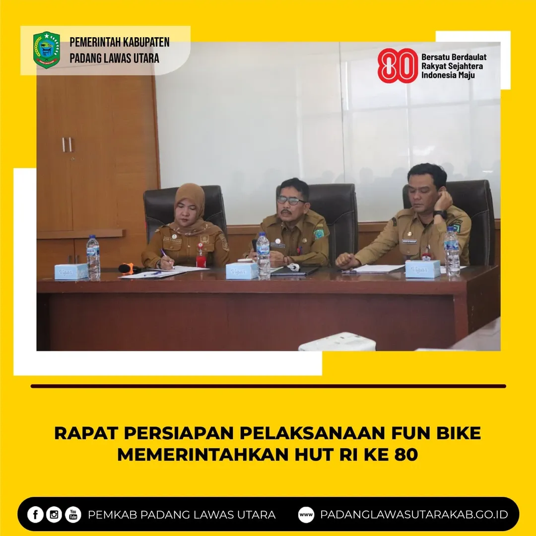Rapat Kegiatan Funbike Memeriahkan HUT RI ke 80