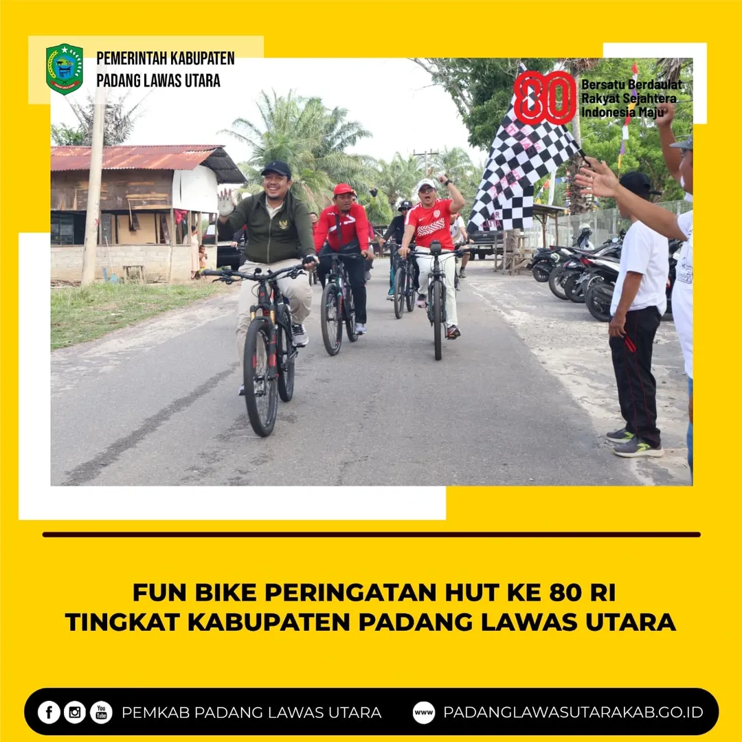 Fun Bike  Dalam rangka Memeriahkan HUT RI ke-80