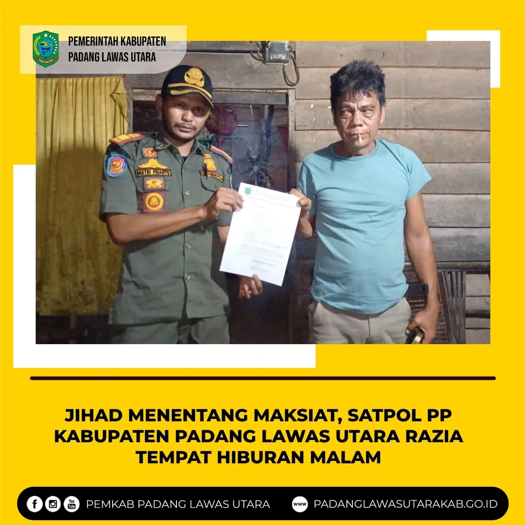  Penertiban Tempat Hiburan Malam Tindak Lanjut Gerakan Jihad Menentang Maksiat