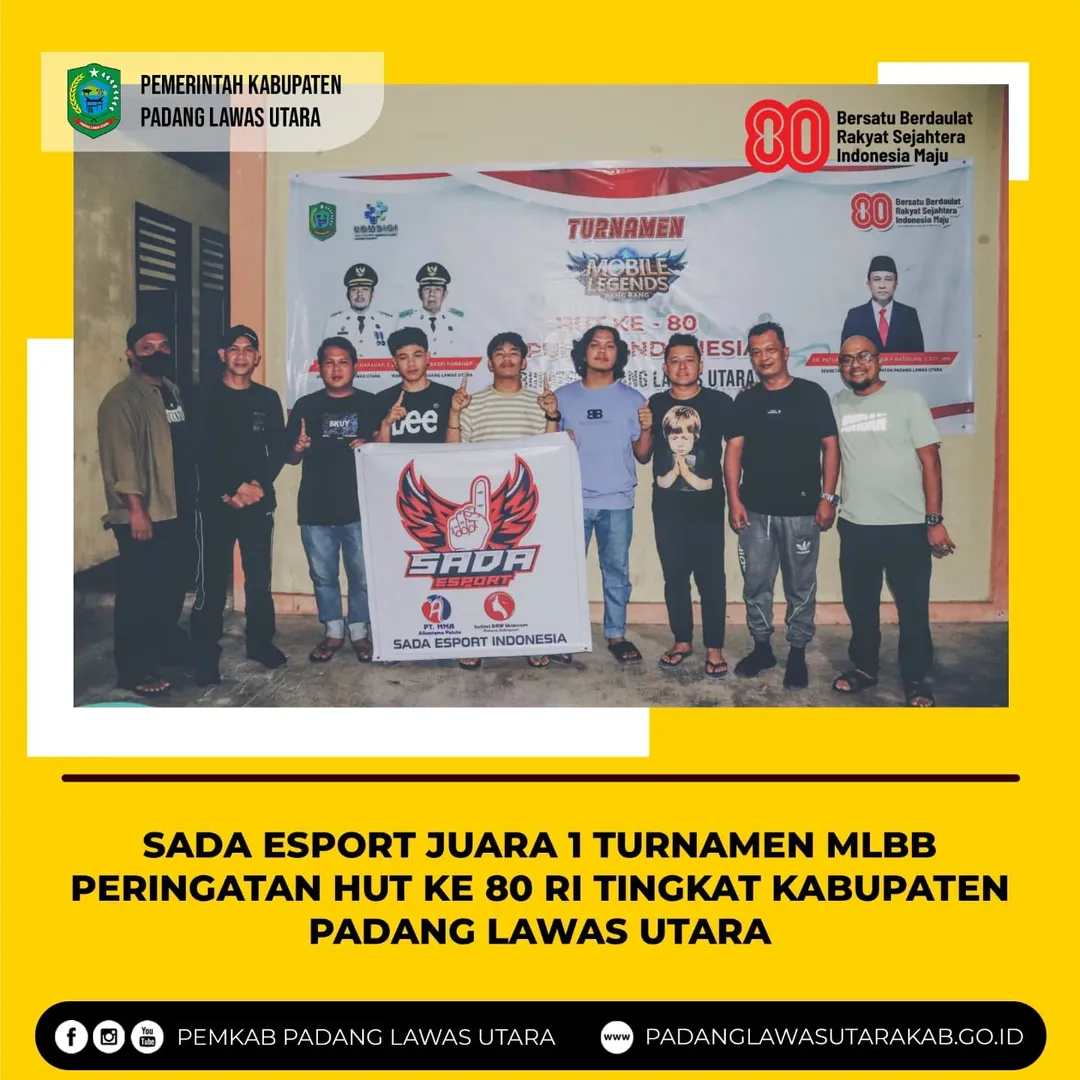 Turnamen e-Sport Mobile Legend Memerintahkan HUT RI ke-80