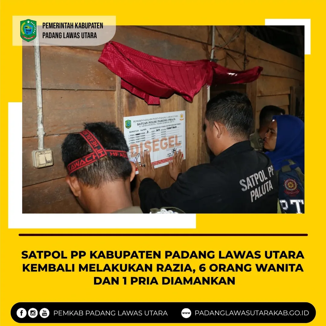 Razia Tempat Hiburan Malam Menindaklanjuti Gerakan Jihad Menentang  Tempat Maksiat 