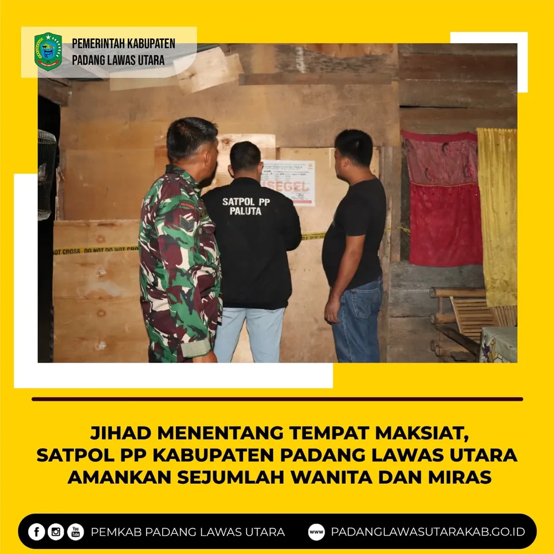 Razia Tempat Hiburan Malam Menindaklanjuti Gerakan Jihad Menentang  Tempat Maksiat 