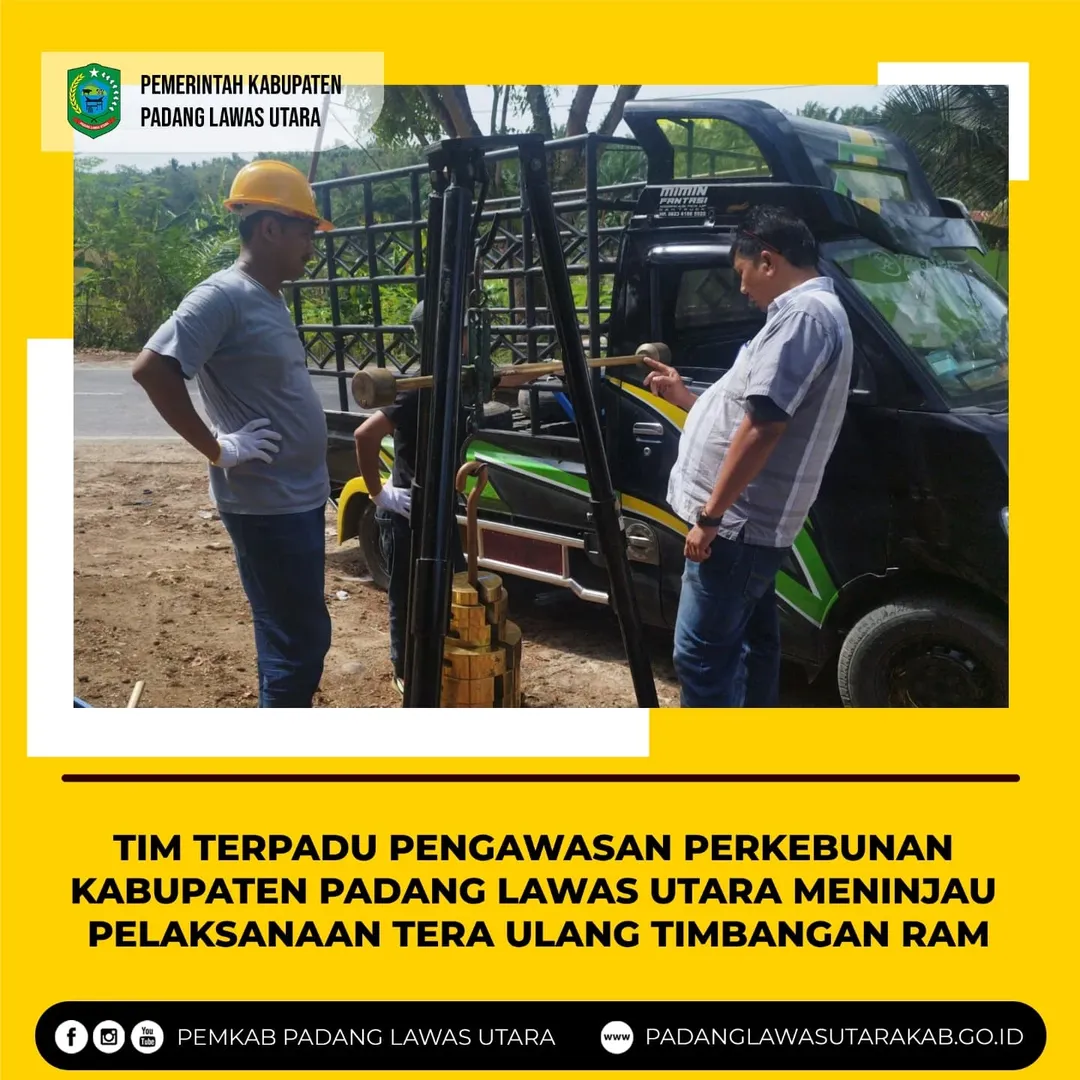 Peninjauan Pelaksanaan tera Ukang Timbangan Ram Sawit 