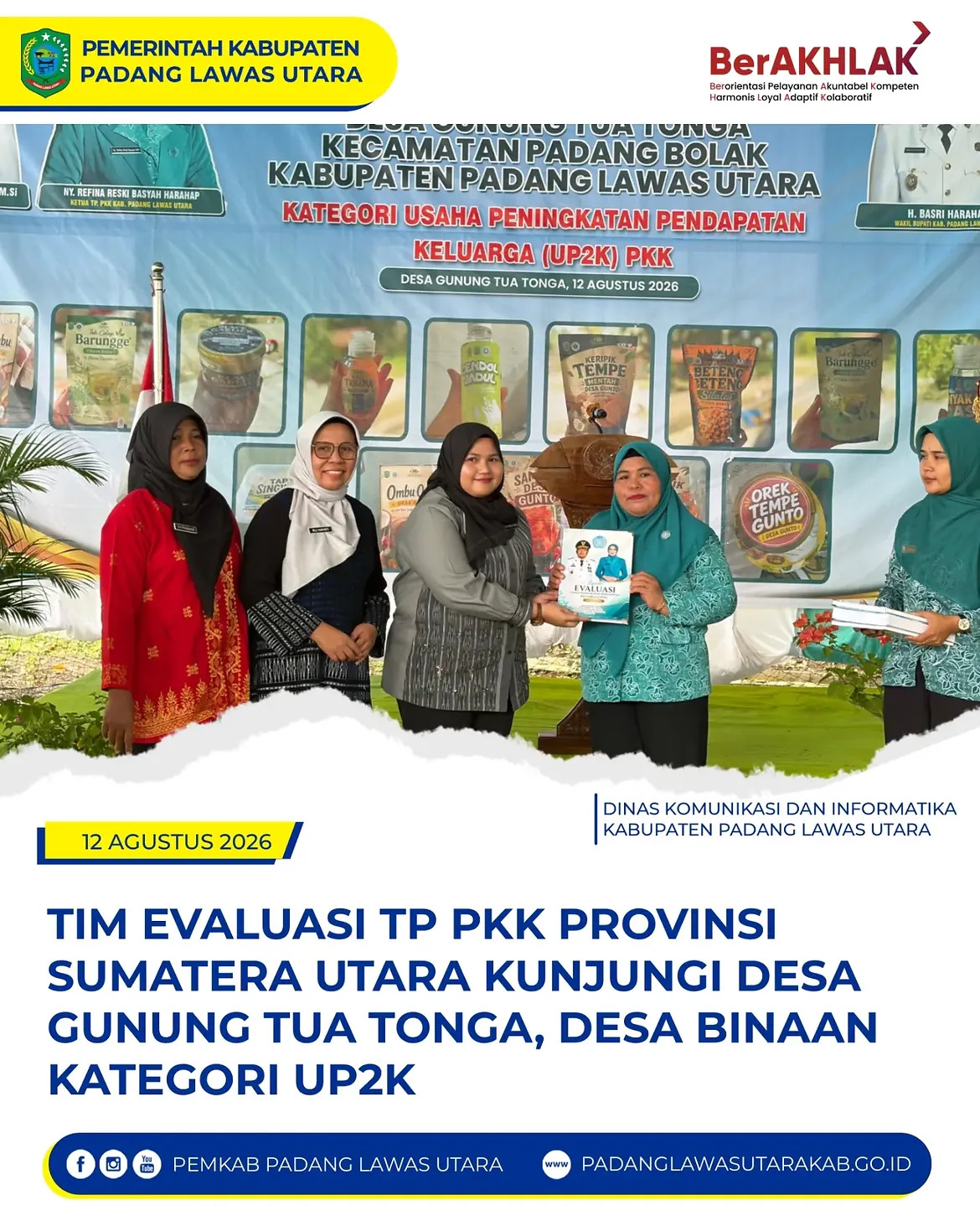 Evaluasi Desa Binaan Usaha Peningkatan Pendapatan Keluarga (UP2K) di Desa Gunung Tua Tonga
