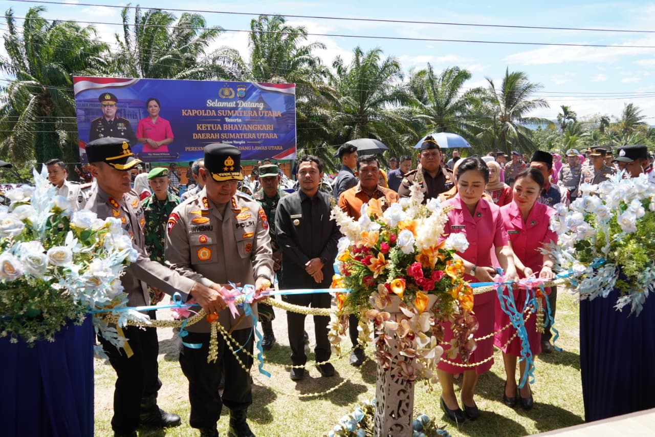 Peresmian Mako Polres Padang Lawas Utara oleh Kapolda Sumatera Utara