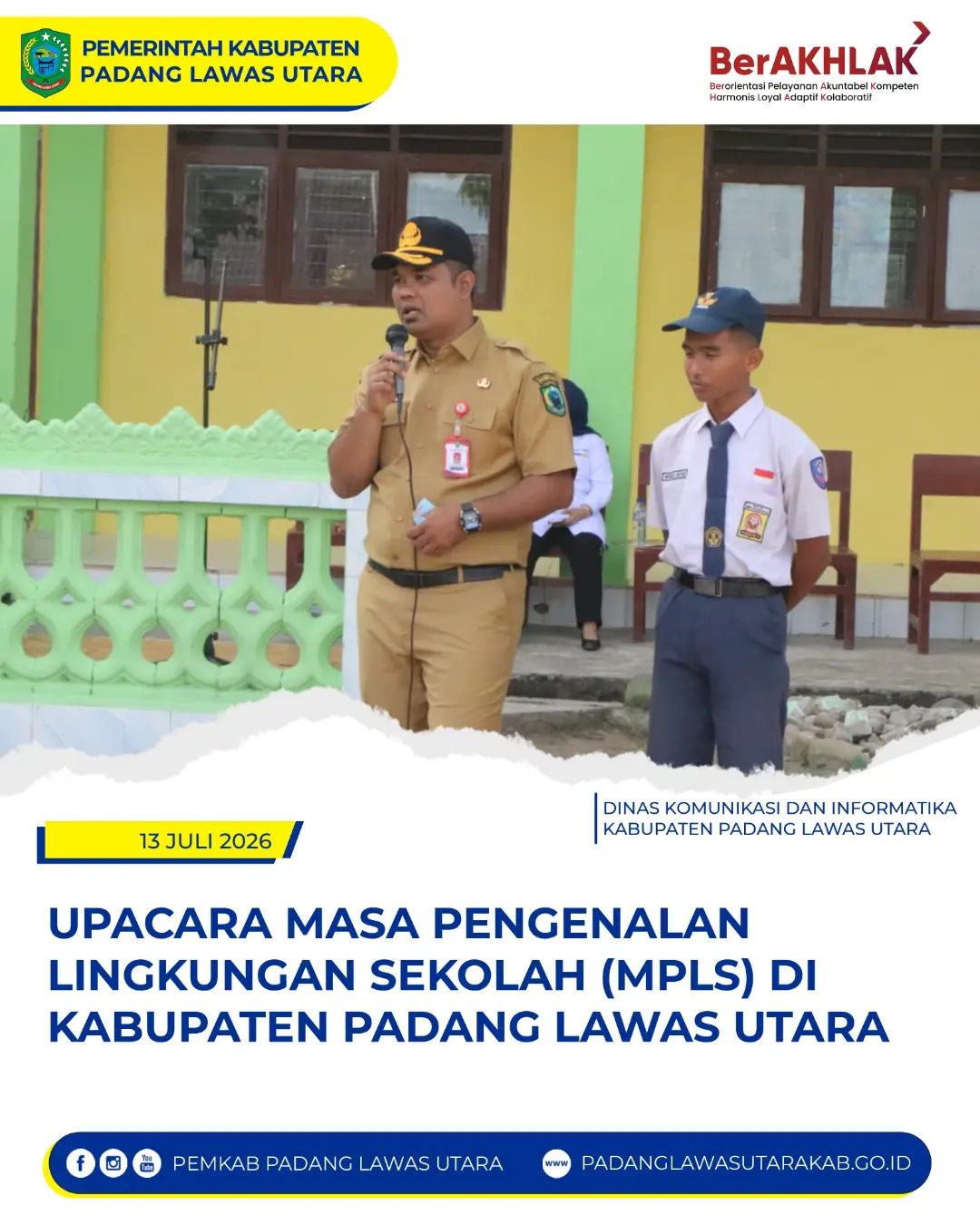 Upacara Masa Pengenalan Lingkungan Sekolah