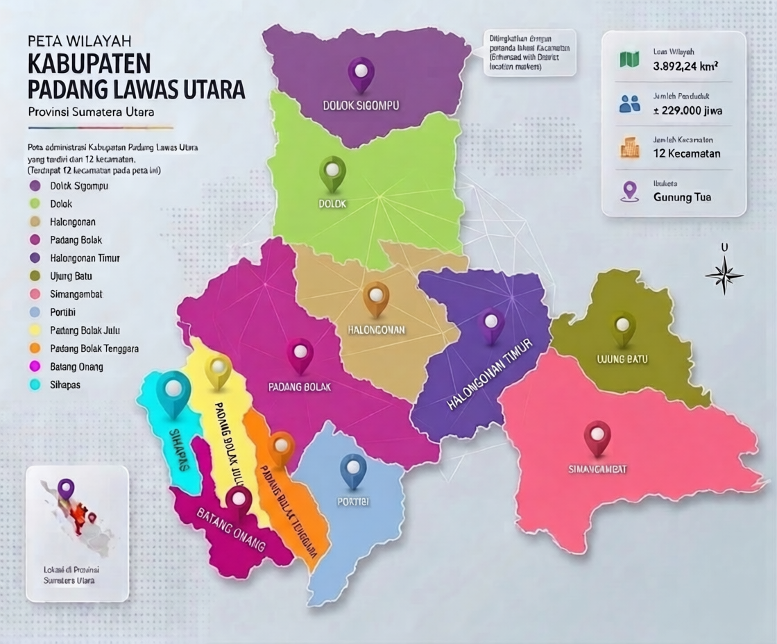 Padang Lawas Utara Dalam Angka